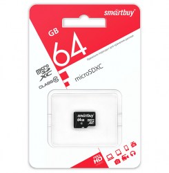 Карта памяти Smartbuy microSDXC 64GB